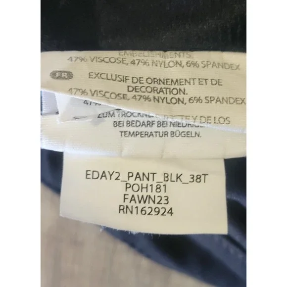 BYLT Premium Basics Everyday Pant 2 2.0 Mens 38T Tall Black Performance EUC - Picture 11 of 14